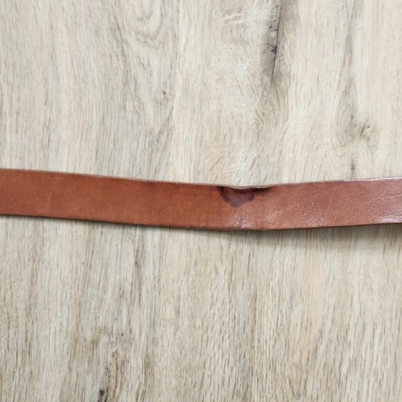 J. Crew Italian Leather Roller Belt with Flaws - Picture 4 of 4